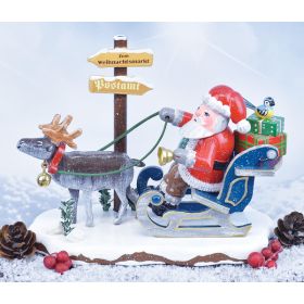 SANTA CLAUS IS COMING TO TOWN MINI FIGURINE