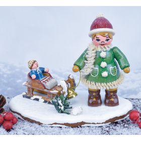 LET IT SNOW MINIATURE FIGURINE FROM GERMANY