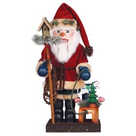 SANTA WITH SLED NUTCRACKER FROM CHRISTIAN ULBRICHT OF GERMANY