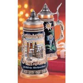 MUNICH FROEHLICHE WEIHNACHTEN CHRISTMAS STEIN