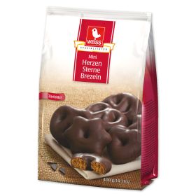 SET/2 DARK CHOC LEBKUCHEN HEARTS, STARS